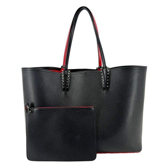Christian LouboutinCabata Leather Tote Bag Black